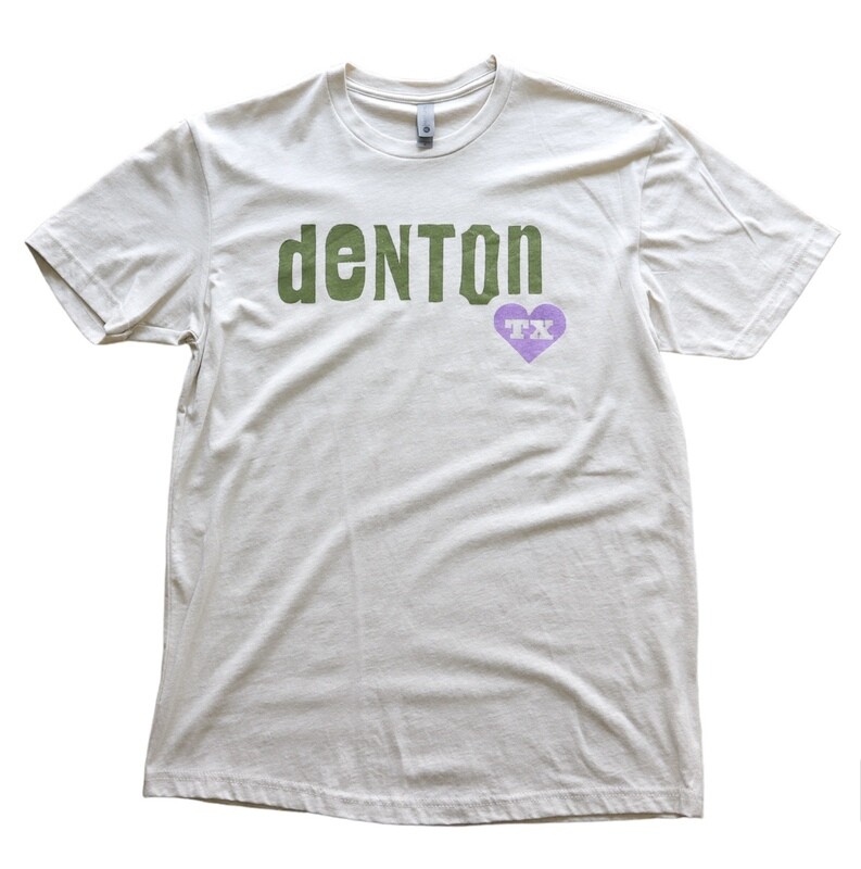 Denton Letterpress Tee Sand
