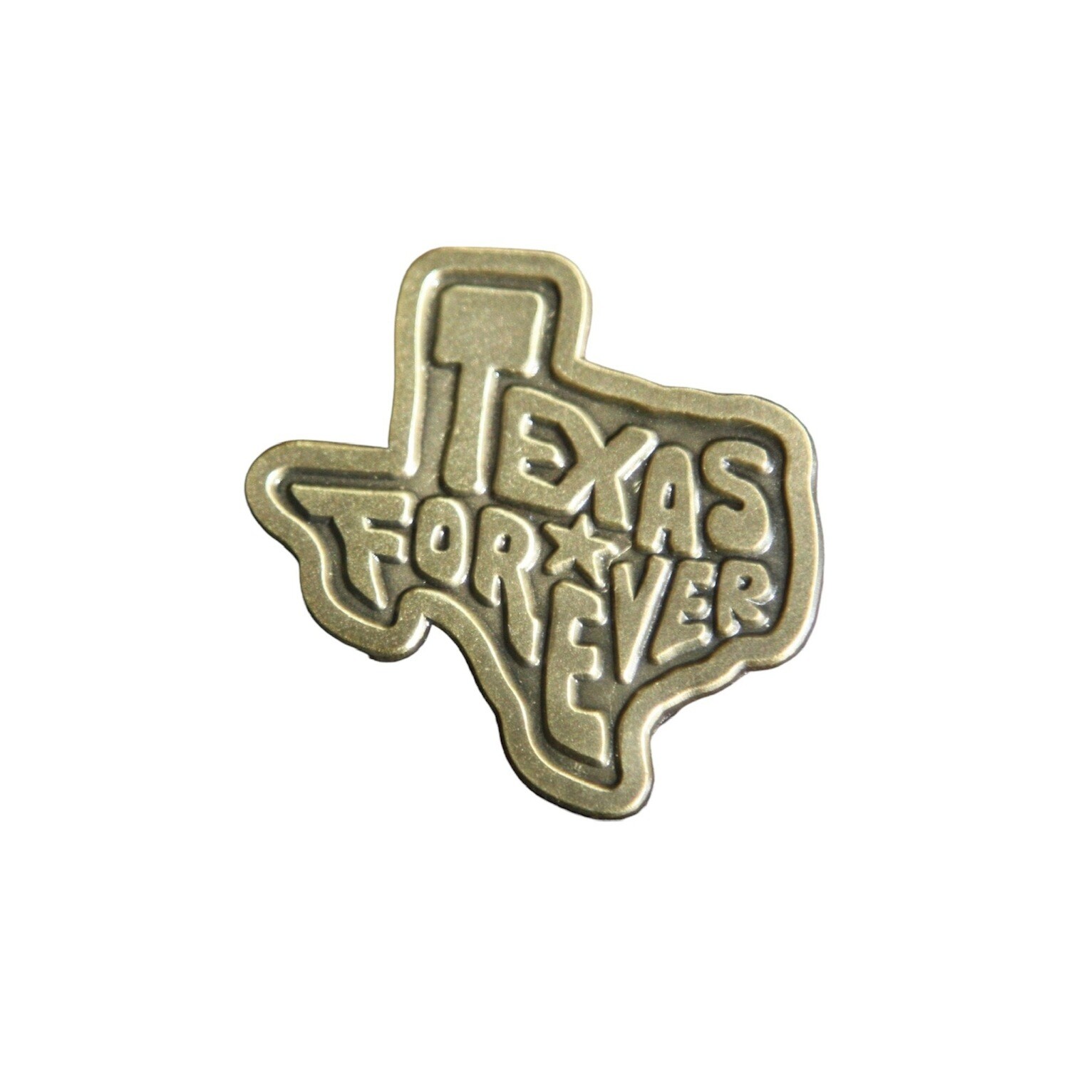 Texas Forever Gold Pin