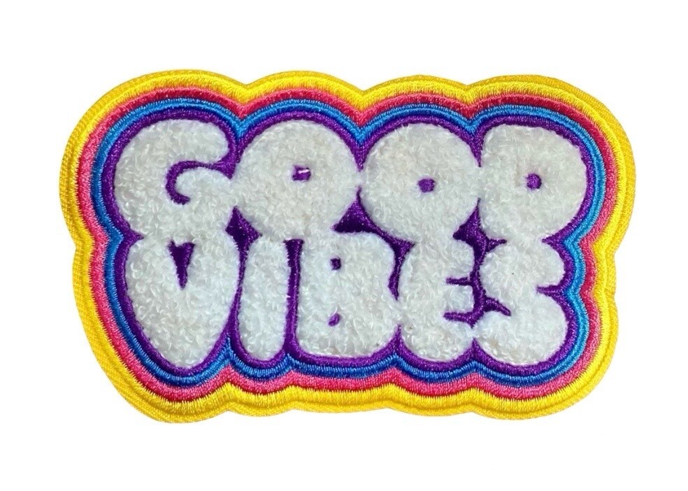 Good Vibes Chenille Patch