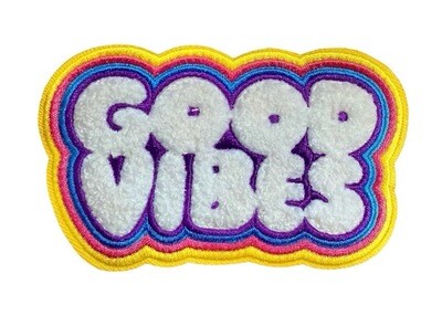 Good Vibes Chenille Patch