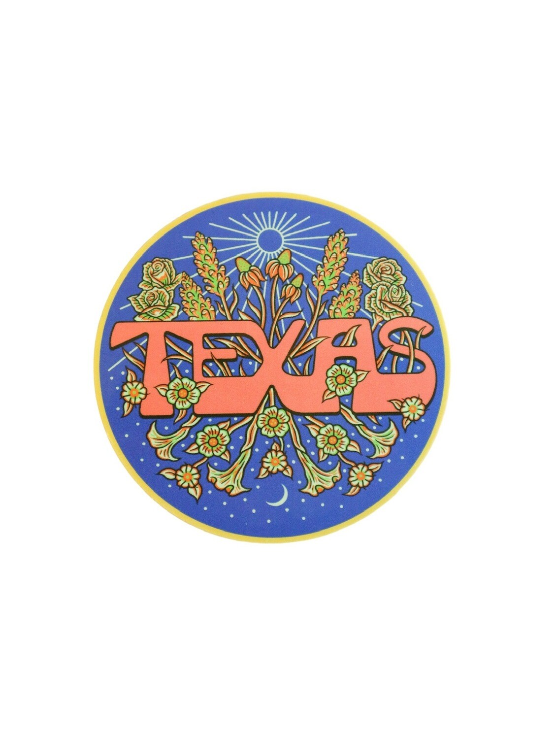 Texas Floral Sticker - Dawn
