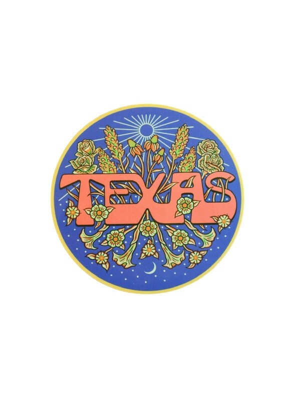 Texas Floral Sticker - Dawn