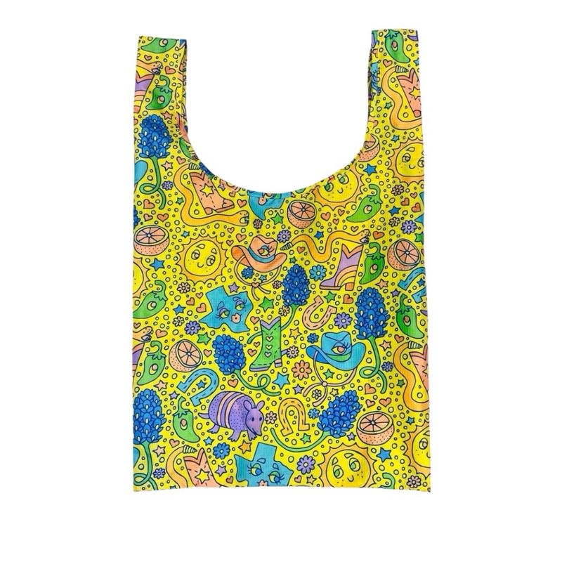 Texas Nylon Foldable Tote Bag