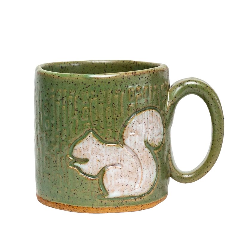 White Squirrel Ceramic Mug 10oz