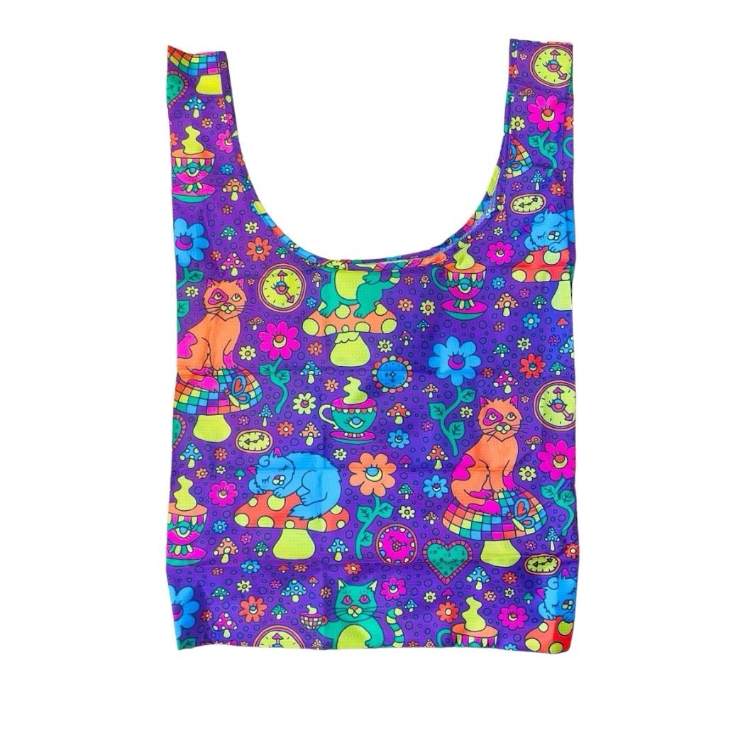 Mad Catter Nylon Foldable Tote Bag