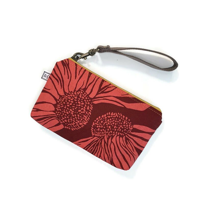 Midi Wristlet - Coneflower (Sangria)