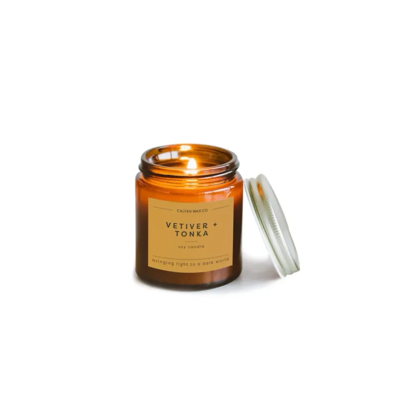 Mini Vetiver + Tonka Candle