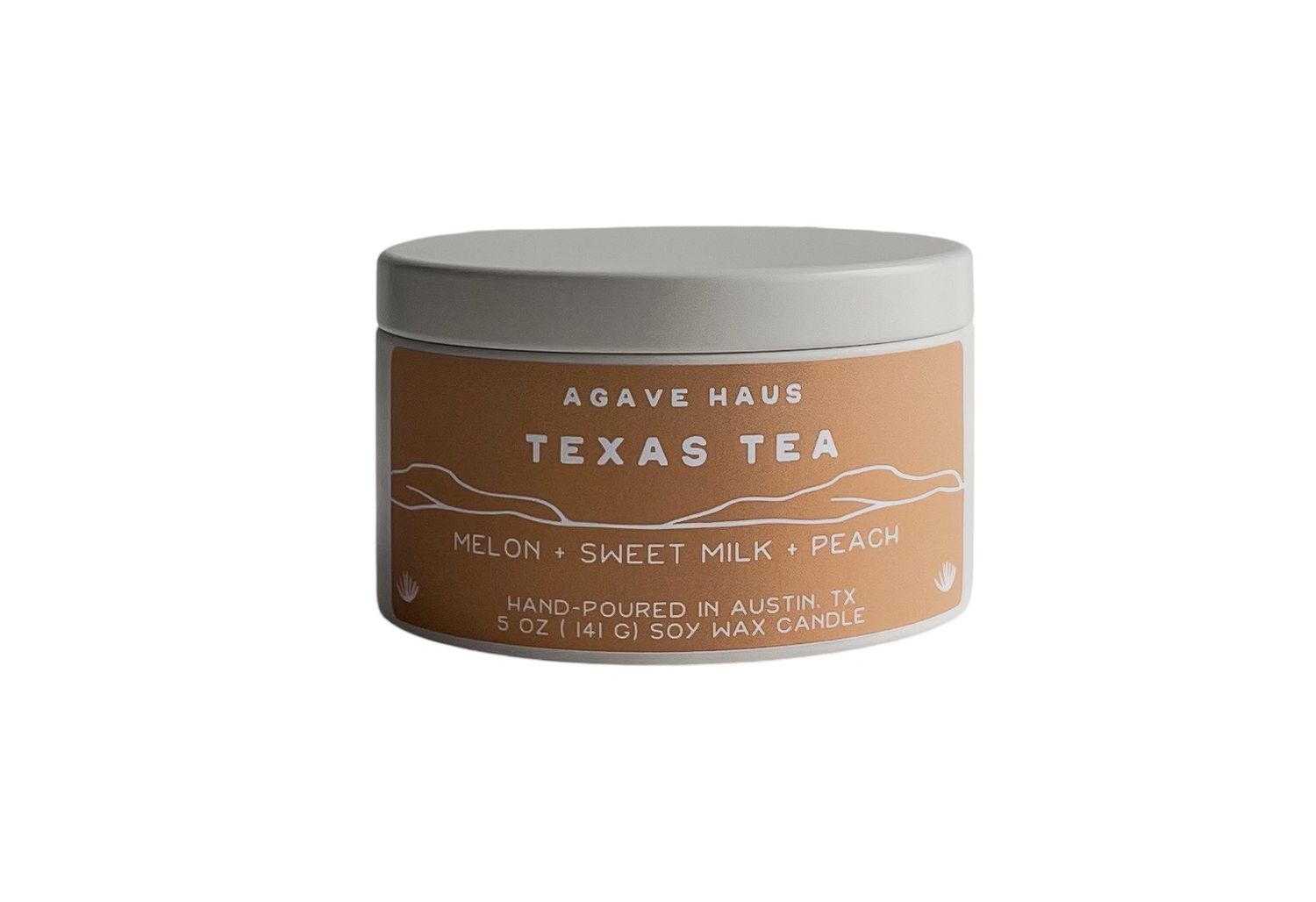 Texas Tea Candle Tin