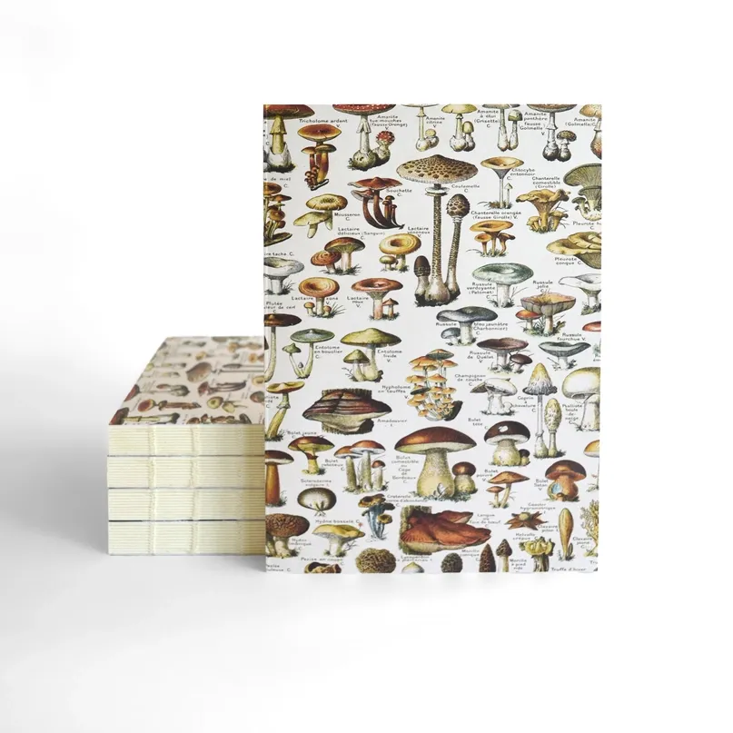 Vintage Mushroom Notebook