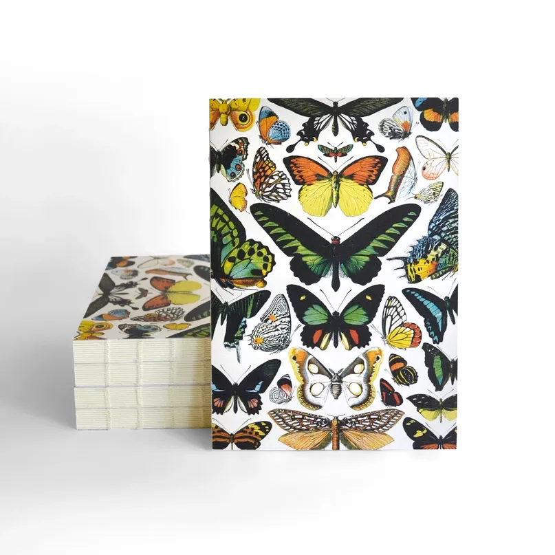 Vintage Butterfly Notebook