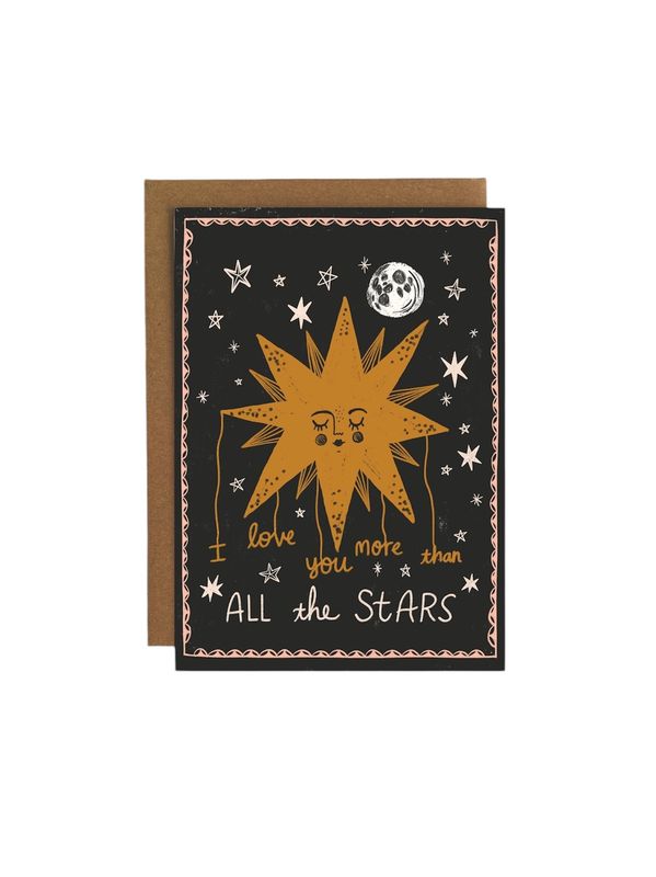 I Love You More than All the Stars Card