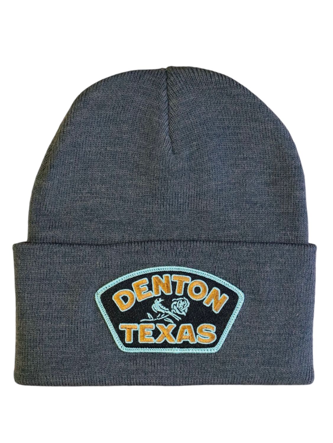 Denton Rose Beanie (Dark Grey)
