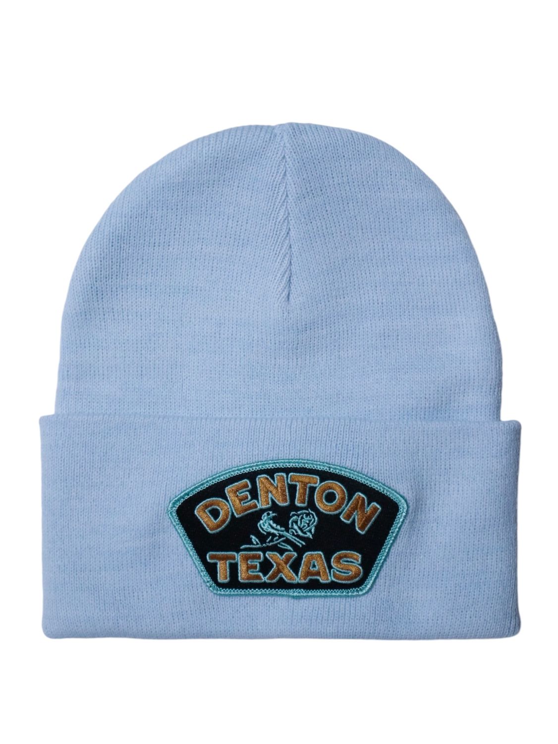 Denton Rose Beanie (Light Blue)