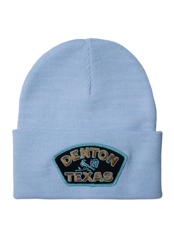 Denton Rose Beanie (Light Blue)