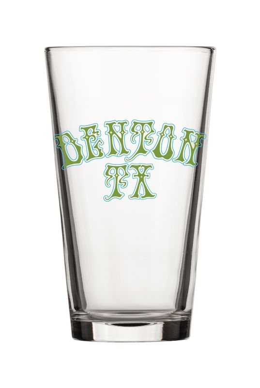 Denton Butterfly Pint Glass