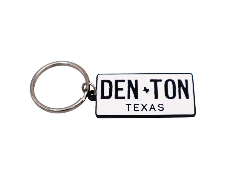 DENTON Enamel Keychain