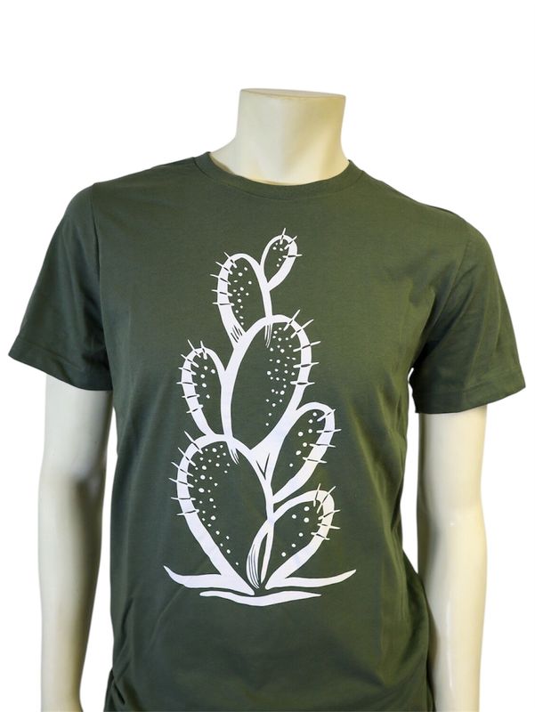 Military Green Cactus Tee