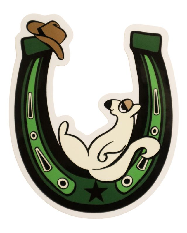 Lucky Horseshoe Sticker
