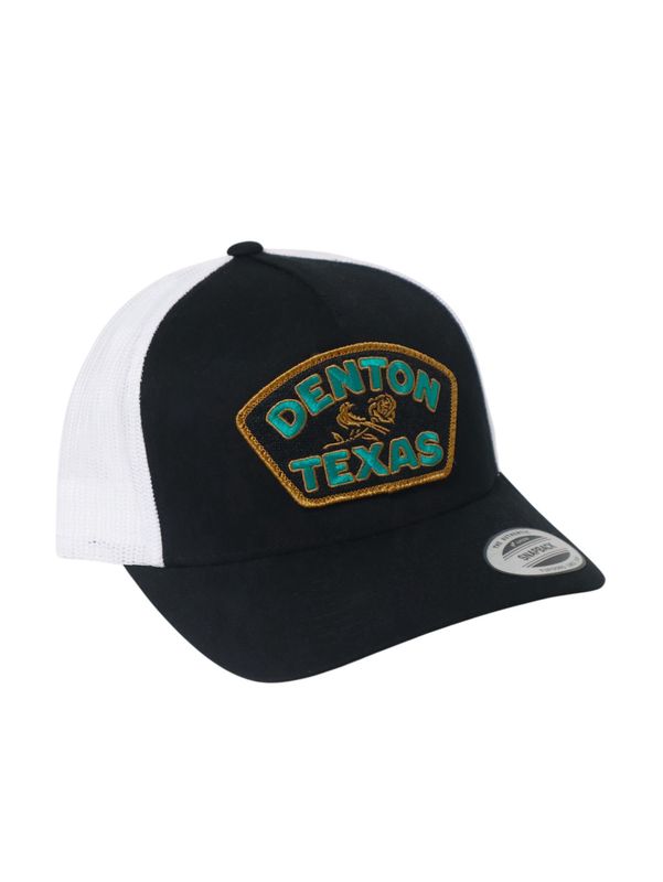 Denton Rose Trucker Hat 25 (Black/White)