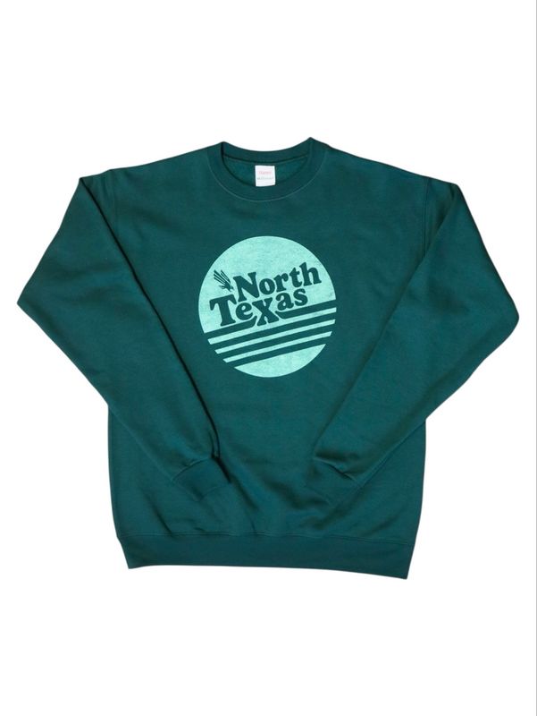 Vintage North Texas Sweatshirt Forest