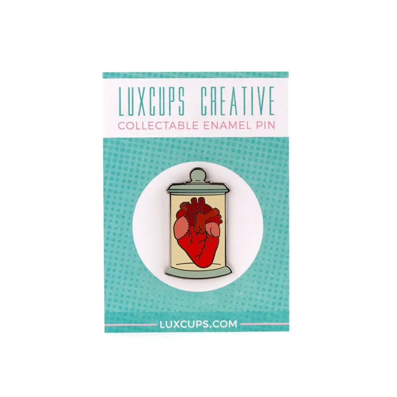 Heart Jar Pin