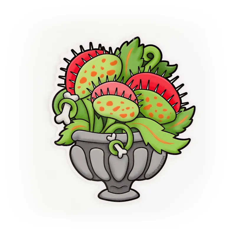 Venus Fly Trap Sticker