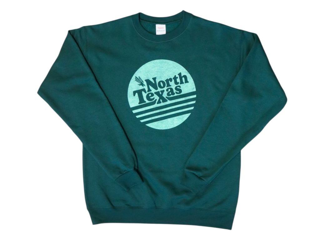 Vintage North Texas Sweatshirt Forest