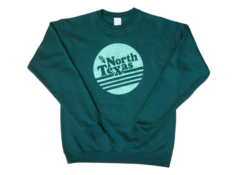 Vintage North Texas Sweatshirt Forest