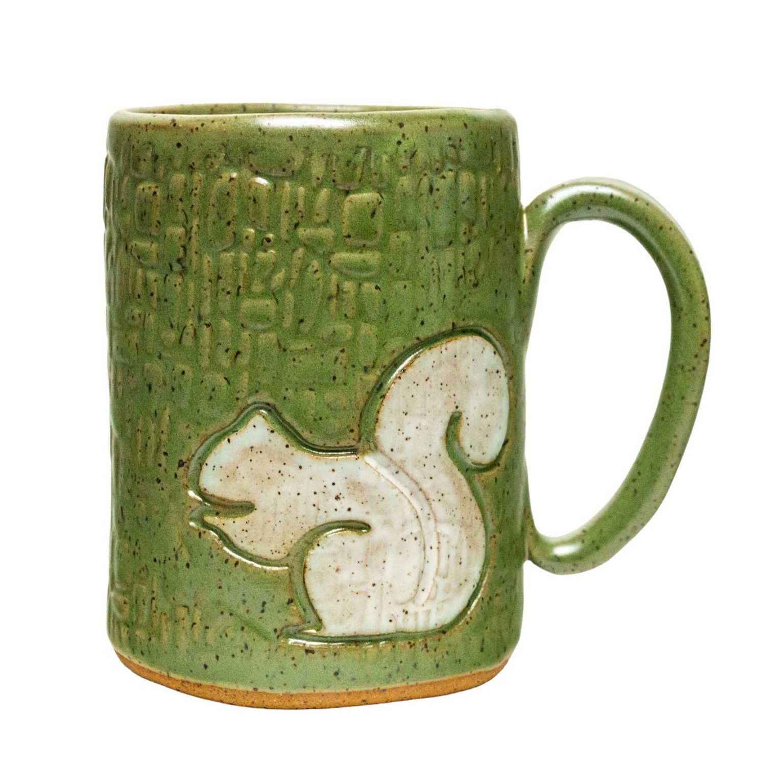 White Squirrel Ceramic Mug 14oz