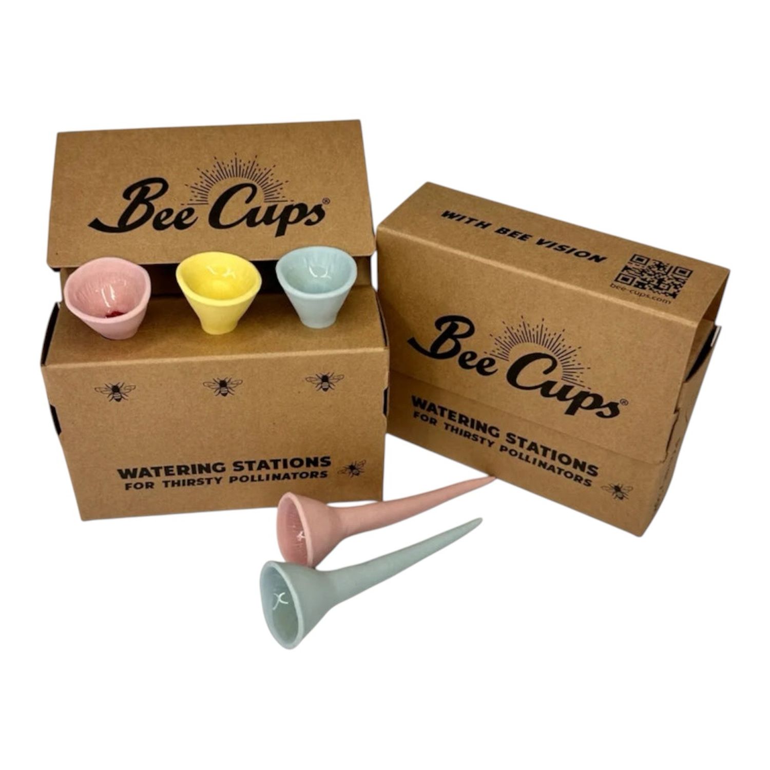 Bee Cups - Pastel 3-pack