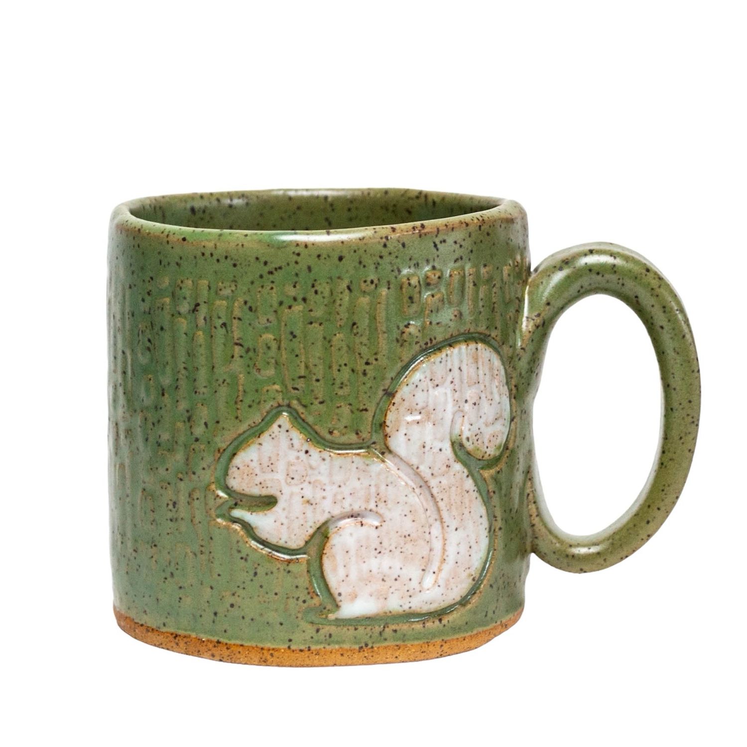 White Squirrel Ceramic Mug 10oz