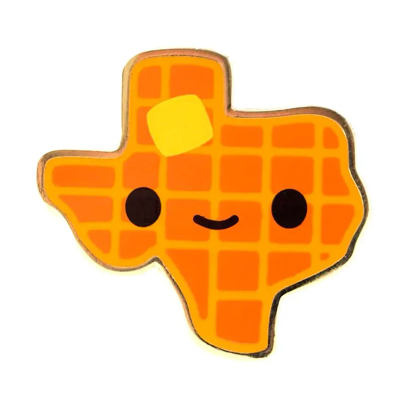 Texas Waffle Pin