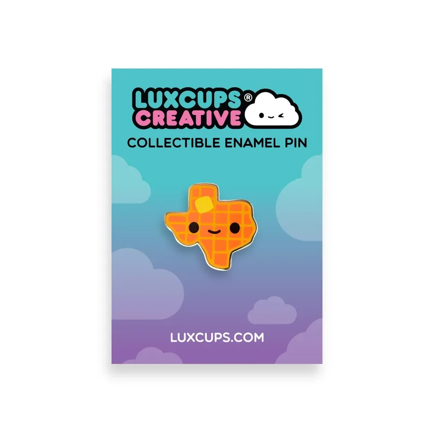 Texas Waffle Pin