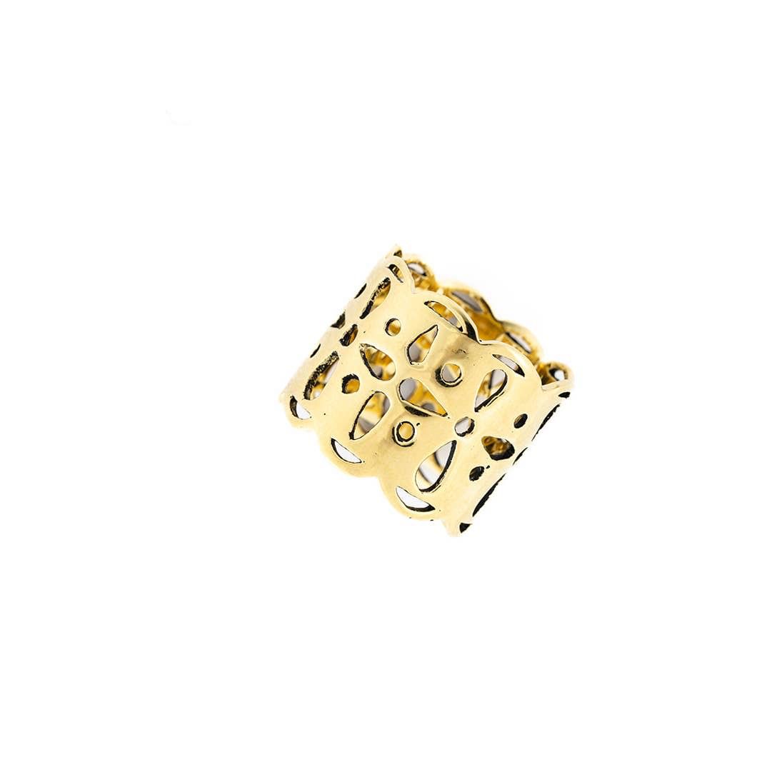 Tula Brass Bandana Slide Ring