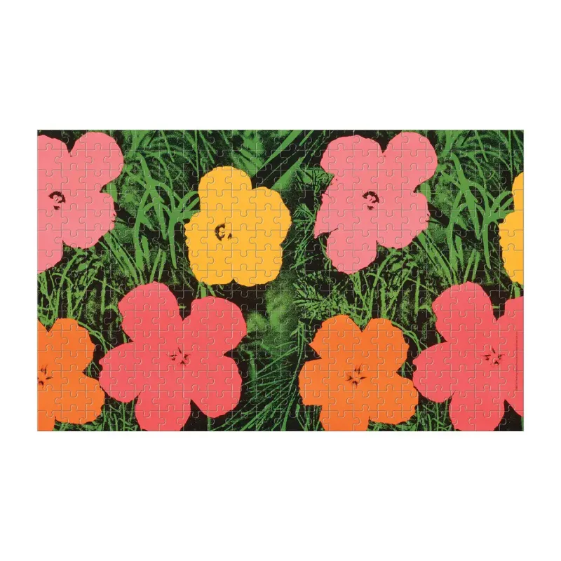 Andy Warhol Flowers 300 Piece Lenticular Puzzle