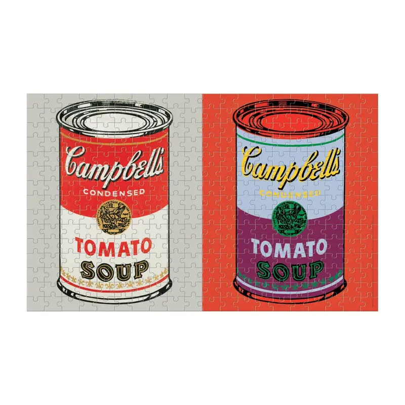 Andy Warhol Soup Cans 300 Piece Lenticular Puzzle