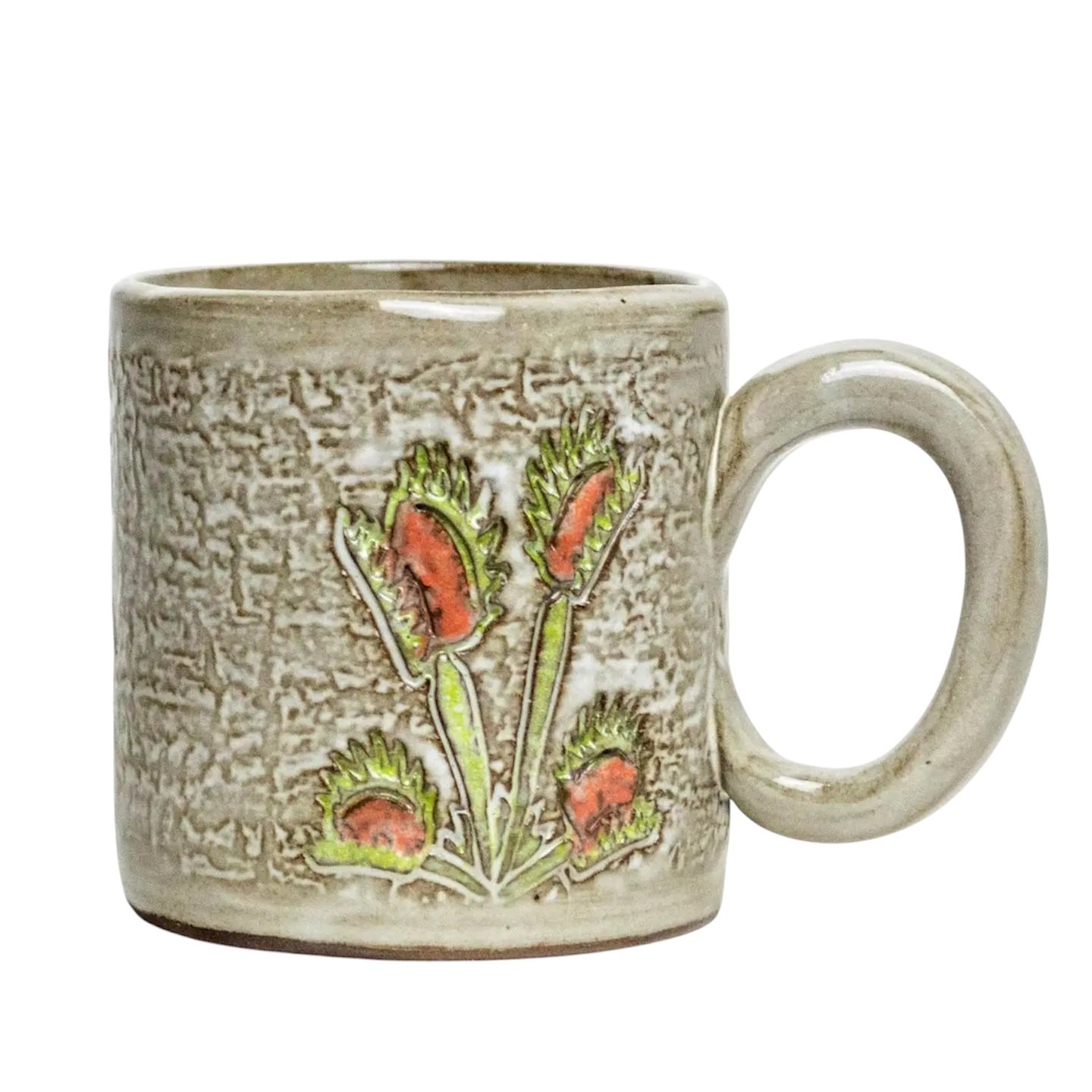 Venus Flytrap Handmade in Ohio Ceramic 10 oz Mug