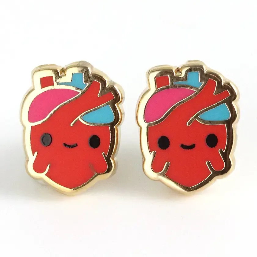 Anatomical Heart Earrings