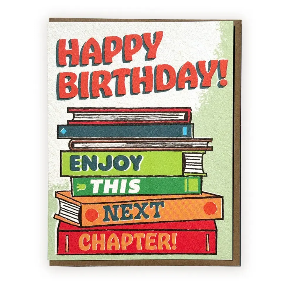 Happy Birthday Card - Next Chapter