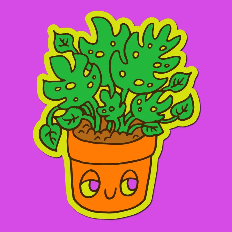 Monstera Sticker