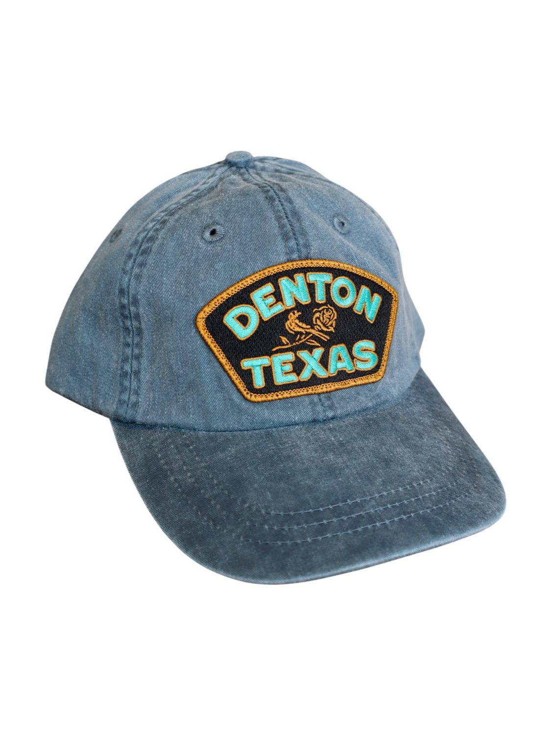 Denton Rose Blue Washed Denim Hat
