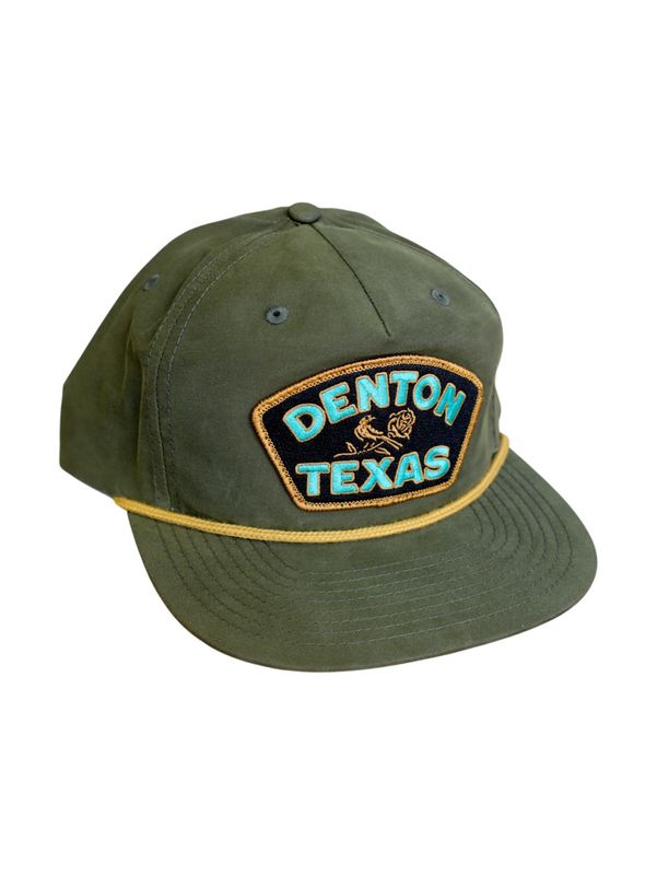 Denton Rose Loden/Gold Rope Hat