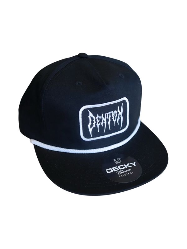 Denton Metal Rope Cap- Black/White