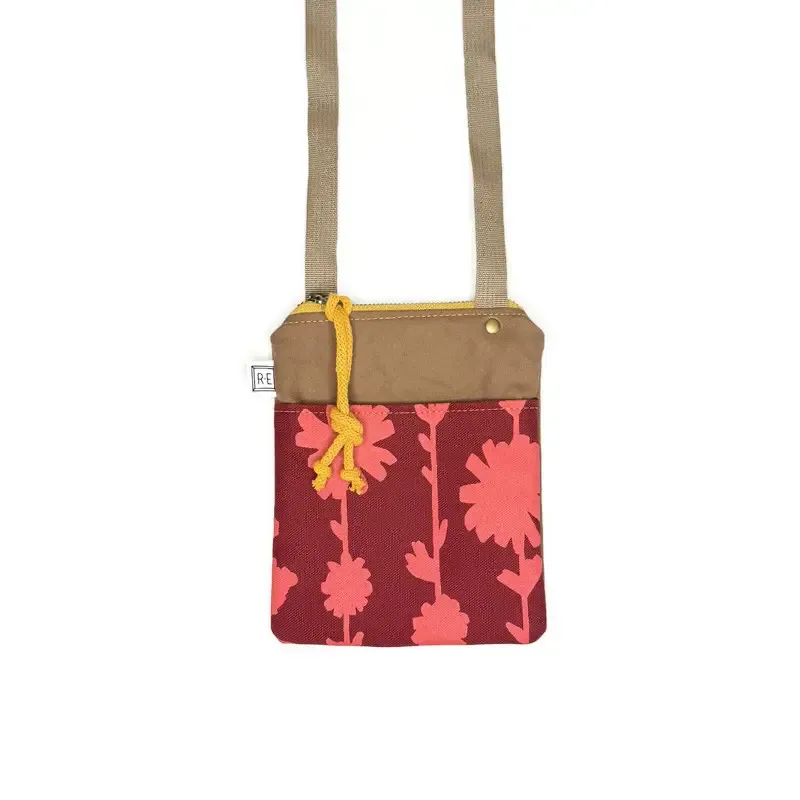 Go Bag - Chicory // Mini Crossbody Bag - Sangria (Burgundy + Pink)