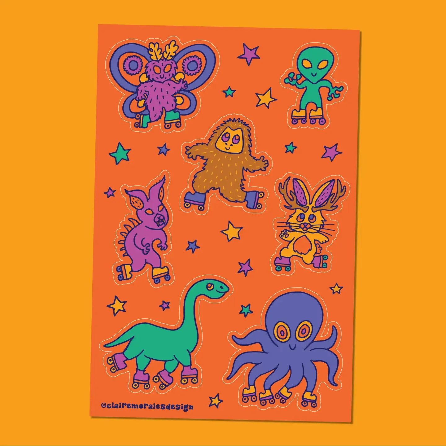 Cryptid Sticker Sheet