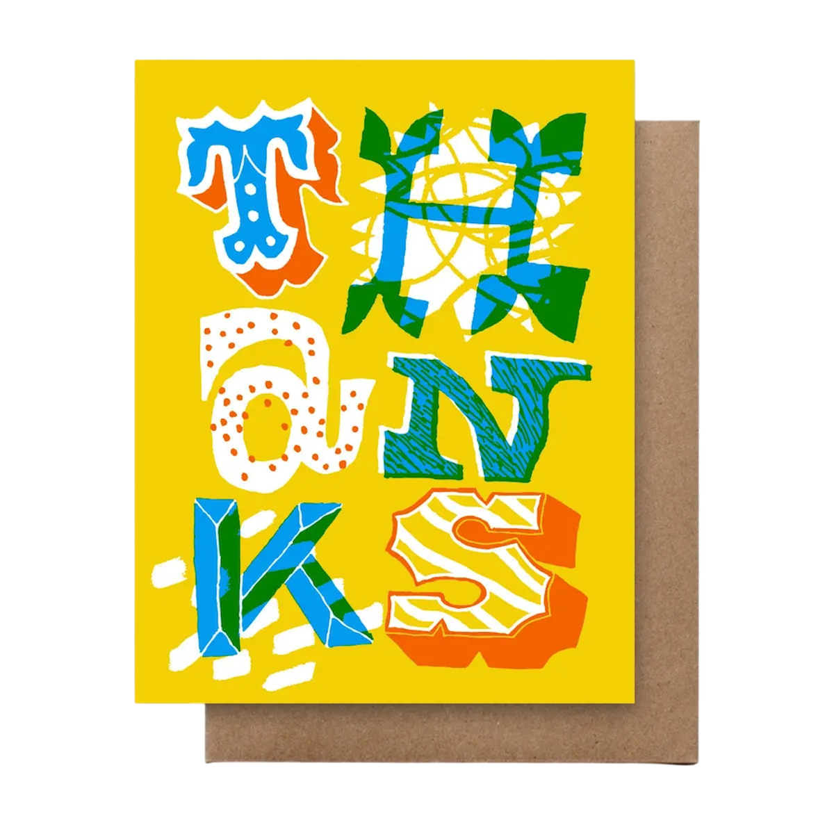 Thanks Type Card