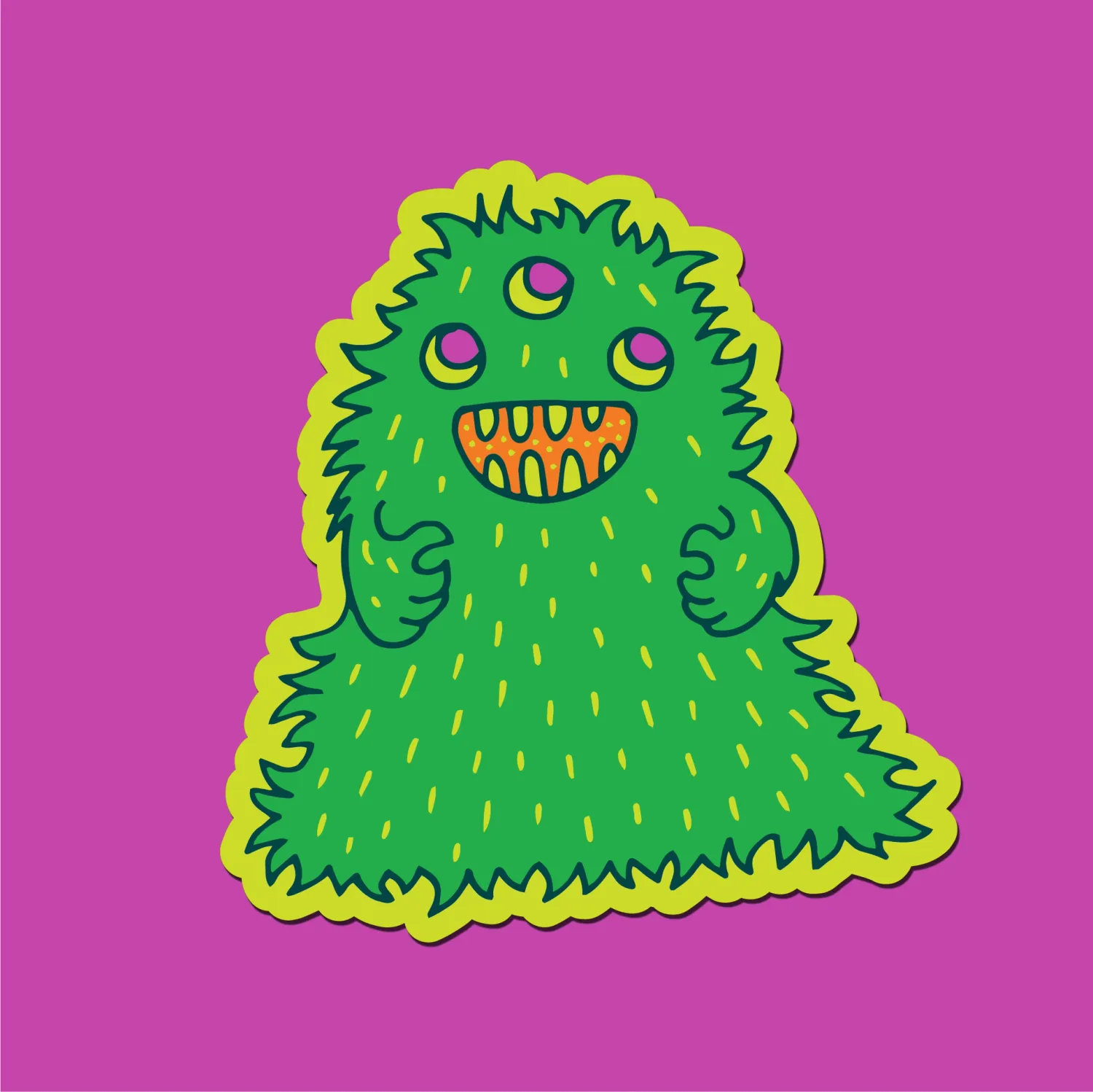 Lil Monster Sticker