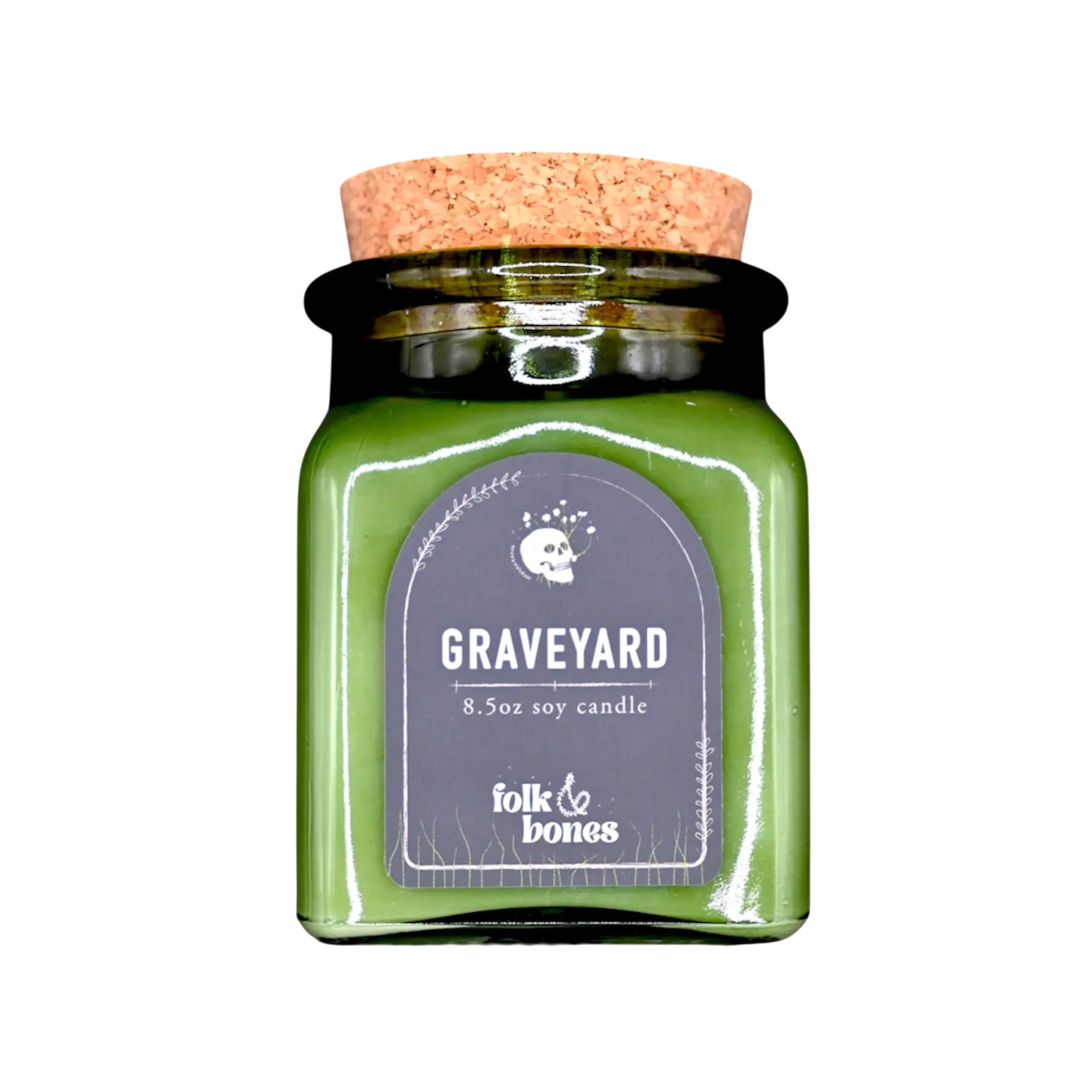 Graveyard - 8 oz Sandalwood Moss Soy Candle