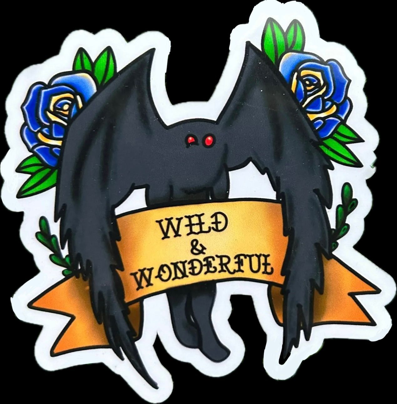 Wild and Wonderful Mothman Sticker