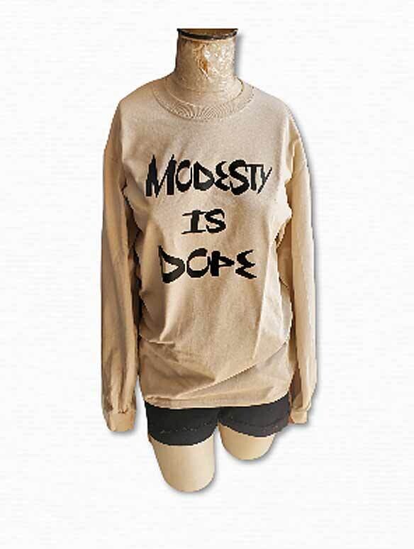 Modesty Is Dope Tee L/S